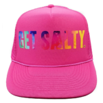 Watercolor Trucker Hat - Wholesale - Hot Pink
