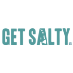 Solid Get Salty 8" Decal - Wholesale - Teal