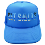 Beach Trucker Hat - Wholesale - Neon Blue