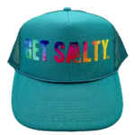Watercolor Trucker Hat - Wholesale - Teal
